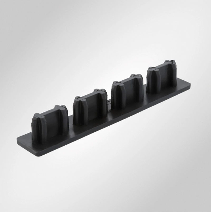 Dakota Living Giga Shield Fencing End Caps Dark Grey