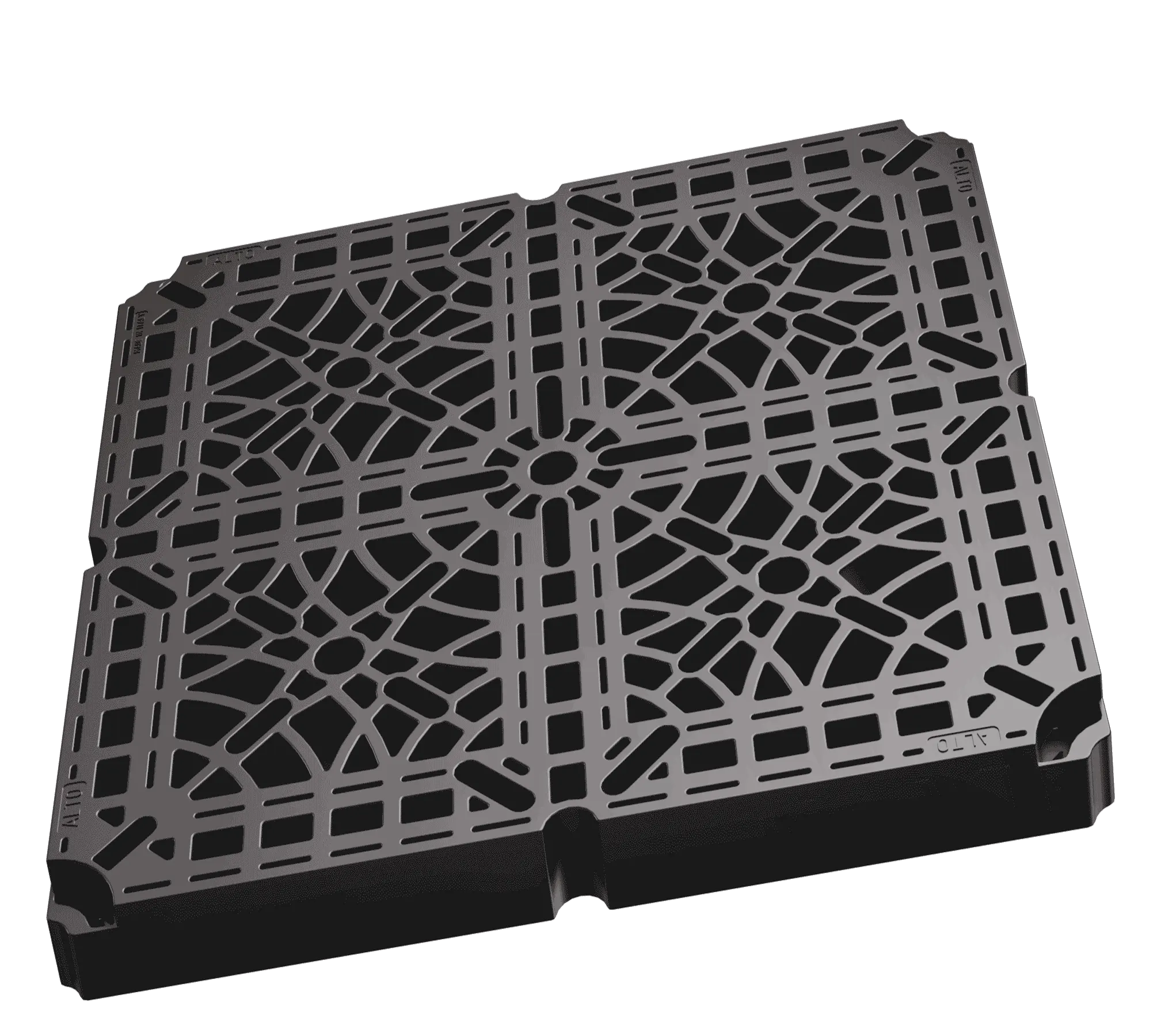 Dakota Rialto Permeable Floating Floor Safety Tile - Open pattern