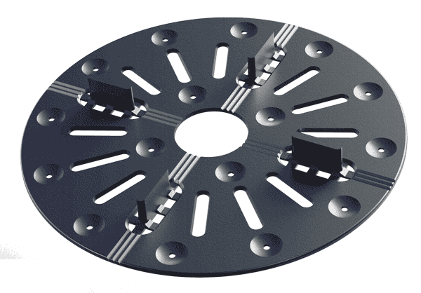 Dakota Acoustic Rubber Mat with 3mm tile spacing tabs